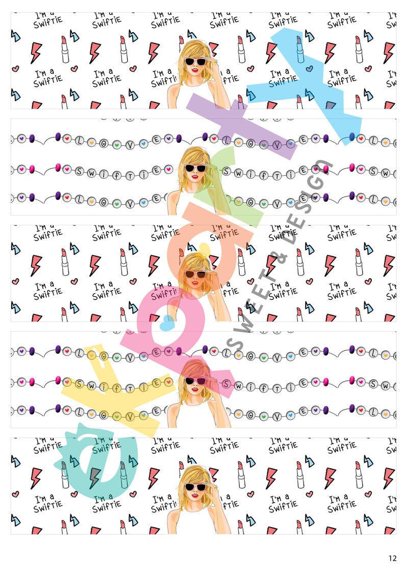 Taylor Party Kit Imprimible, Printable Kit, Toppers, Labels, Etiquetas