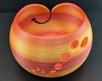 Yarn Bowl Knitting Bowl 3D printed gift for her gift for him Knitting Crochet Yarn Holder yarn accessories
