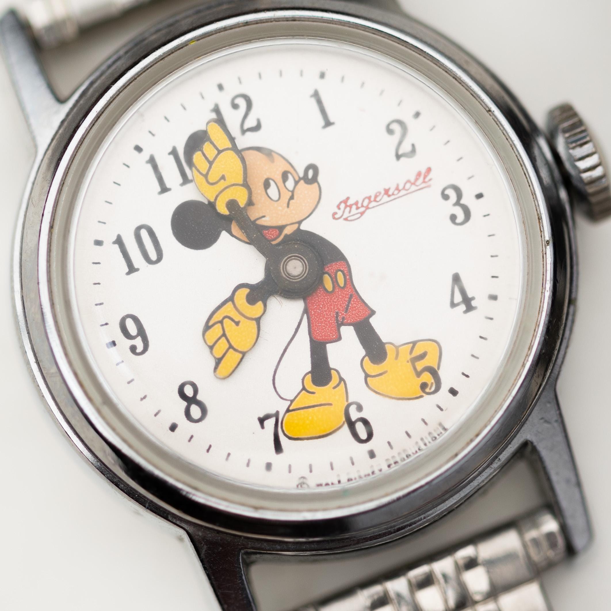 Rare Vintage Ingersoll‎ Mickey Mouse Watch (967-60) Mickey Mouse Ingersoll Watch - Etsy main image 2