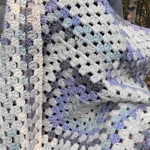 Crocheted baby blanket