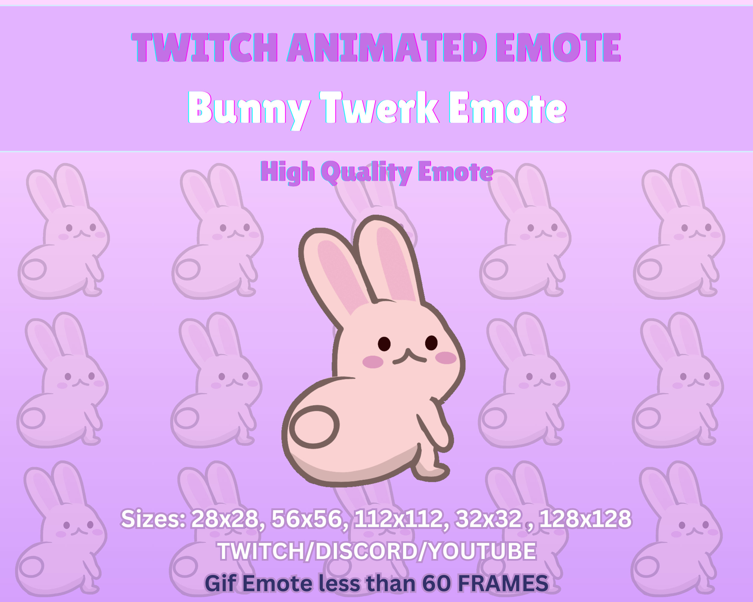 Funny bunny butt - Etsy België, image size:2500x2000