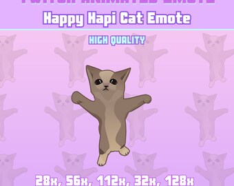 HUH Animated Emote Cat, Twitch Meme, Meme Emote, Cat Meme Emotes, Huh ...