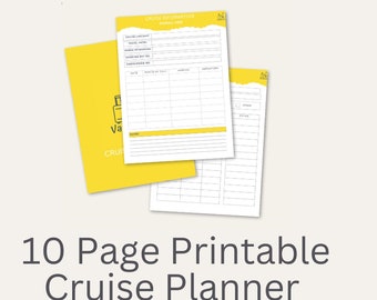 10 Page printable cruise guide