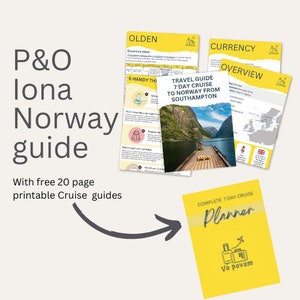 Norway 7 Day Cruise Guide With Free 20 Page Cruise Planner