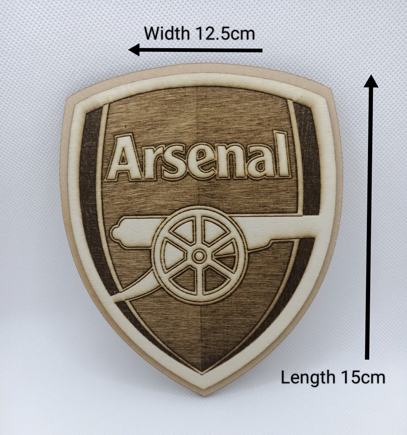 Fantastic ARSENAL Wall Plaque/Sign Crest Mural alternative clubs available image 6