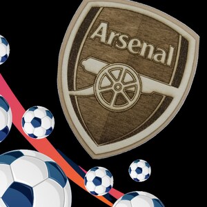 Fantastic ARSENAL Wall Plaque/Sign Crest Mural alternative clubs available image 1