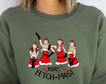 Mean Girls Merry Fetch-Mas Unisex Crewneck Sweatshirt