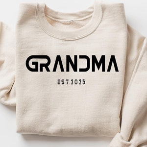 Custom Grandma Sweatshirt: Personalized Nana Gift, Est Date Shirt
