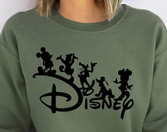 Disney Sweatshirt, Mickey And Friends Sweatshirt, Disney Family Sweater, Minnie, Donald, Daisy, Goofy,Pluto, Disney, Disneyland, Disneyworld