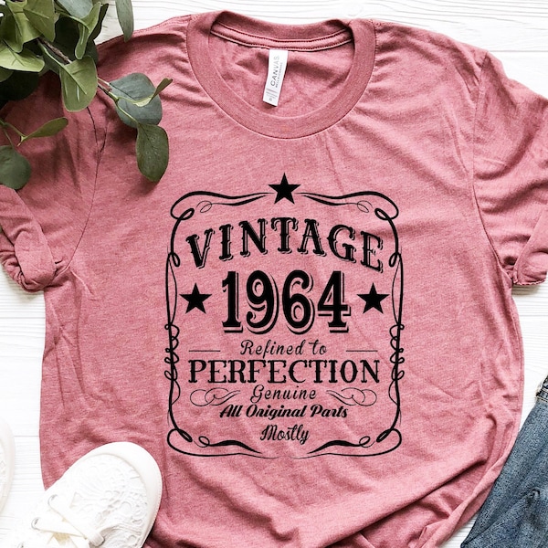 60th Birthday Shirt of 2024,Vintage 1964 Limited Edition Aged Shirt,60th Birthday Gift For Men,60th Birthday Best Friend,60th Birthday Women