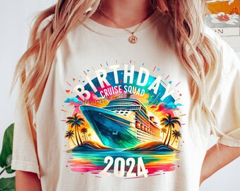 Birthday Cruise Squad Shirt: Bday Cruising Tee