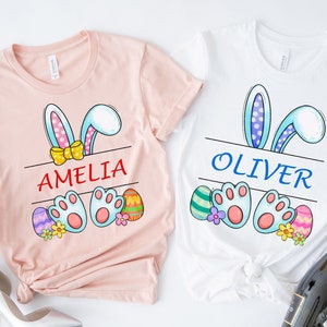 Personalized Easter Shirts for Kids, Matching Easter Shirts, Cousin Crew Easter Tees, Toddler Easter Egg Hunt Shirts, Siblings, Cousins