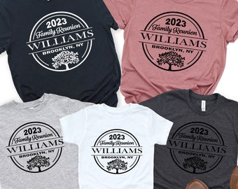 Custom Family Reunion Shirt: Personalized Matching Family Name Tee
