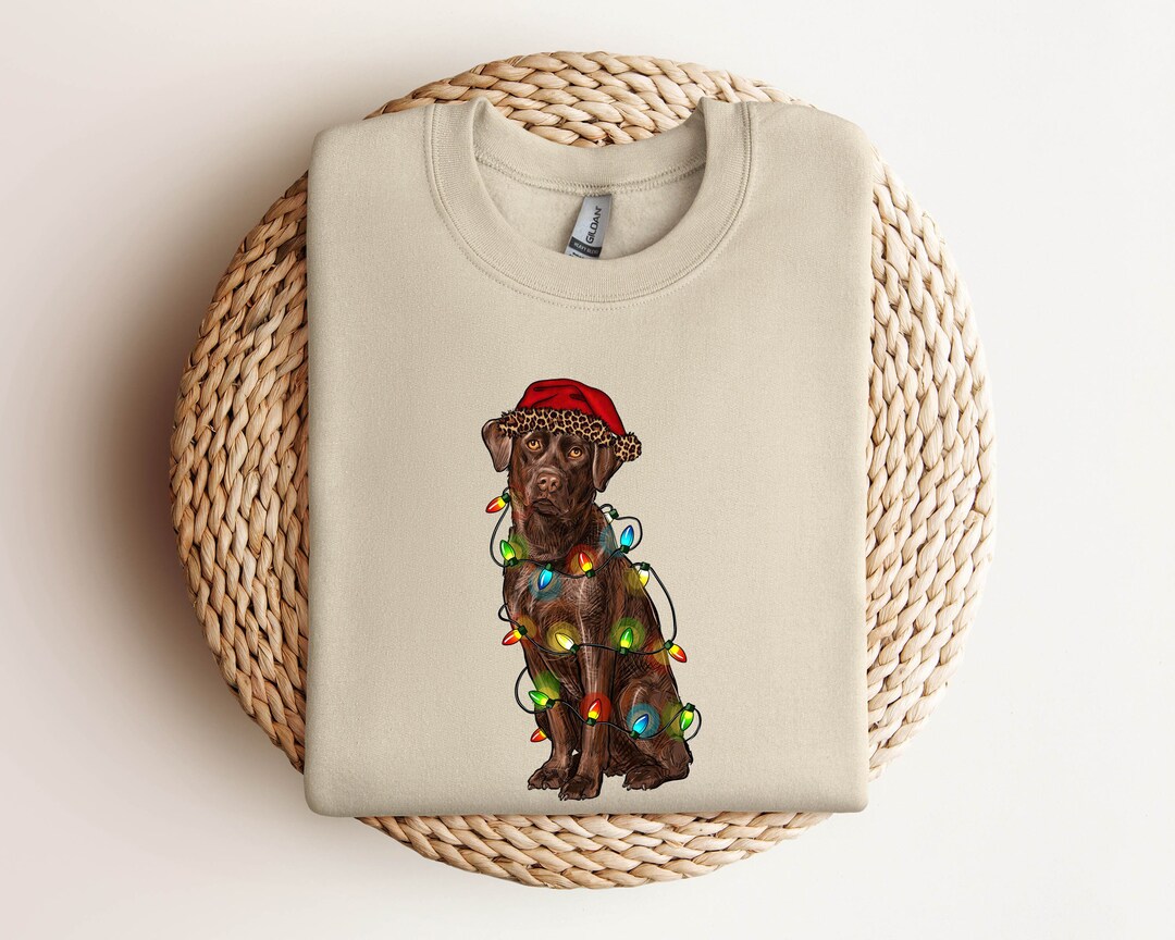 Labrador Christmas Sweatshirt, Christmas Dog Shirt, Christmas Shirt