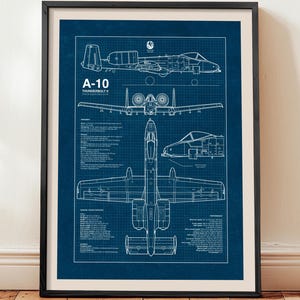 F-117 ナイトホークの設計図ポスター：ステルスジェット航空ウォール