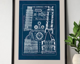 Westminster Abbey Blueprint: Gothic Architecture Art Print Westminster Abbey Blueprint: Gothic Architecture Art Print