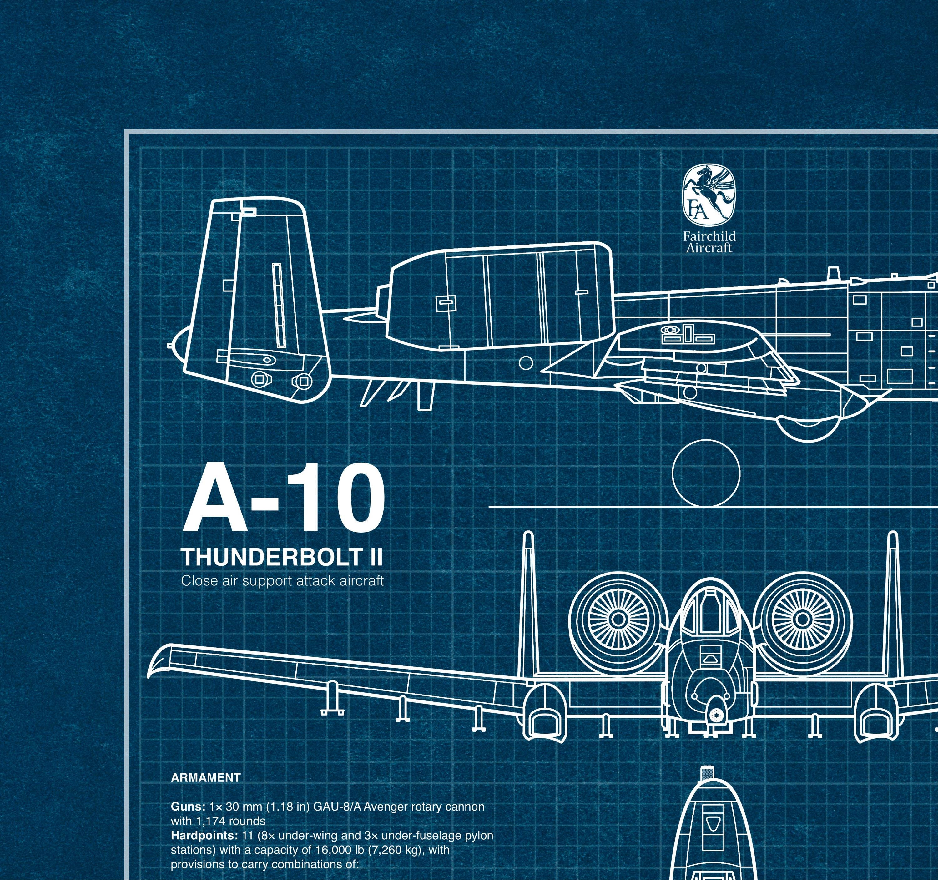 A-10 サンダーボルト II 手描きアート 1108 モデルアート 2023年5月号 特集:A-10 サンダーボルトII