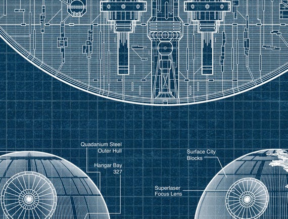 スターウォーズ デススター設計図 マンダロリアン ベスカー デス・スターの設計図：スター・ウォーズ ウォールアート、SF オタク風