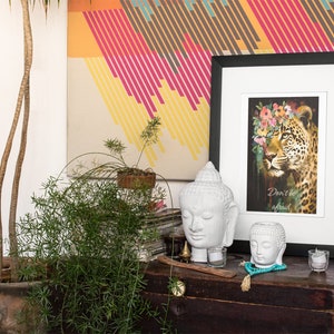 Leopard Wall Art, Leopard, Art, Framed Artwork