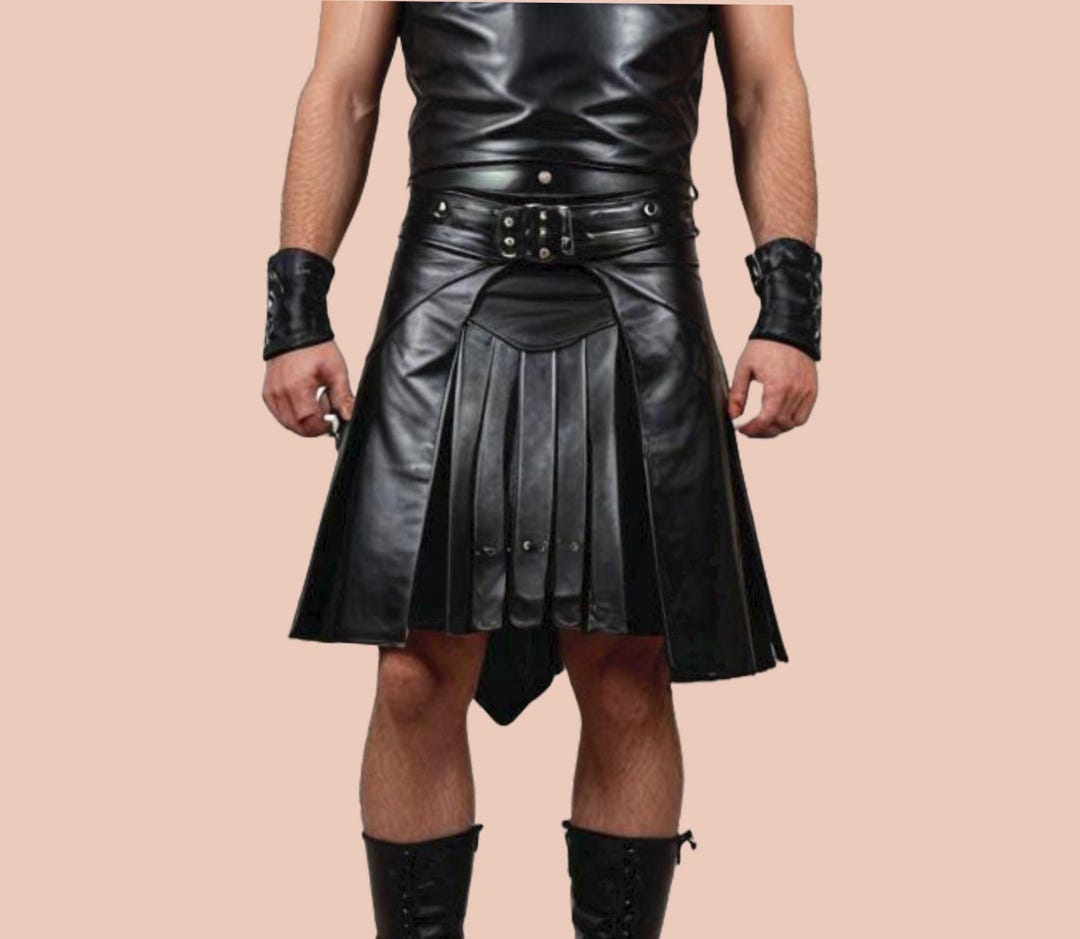 New Scottish Mens Kilt Traditional Skirt Metal Classic Retro Traditional Persona