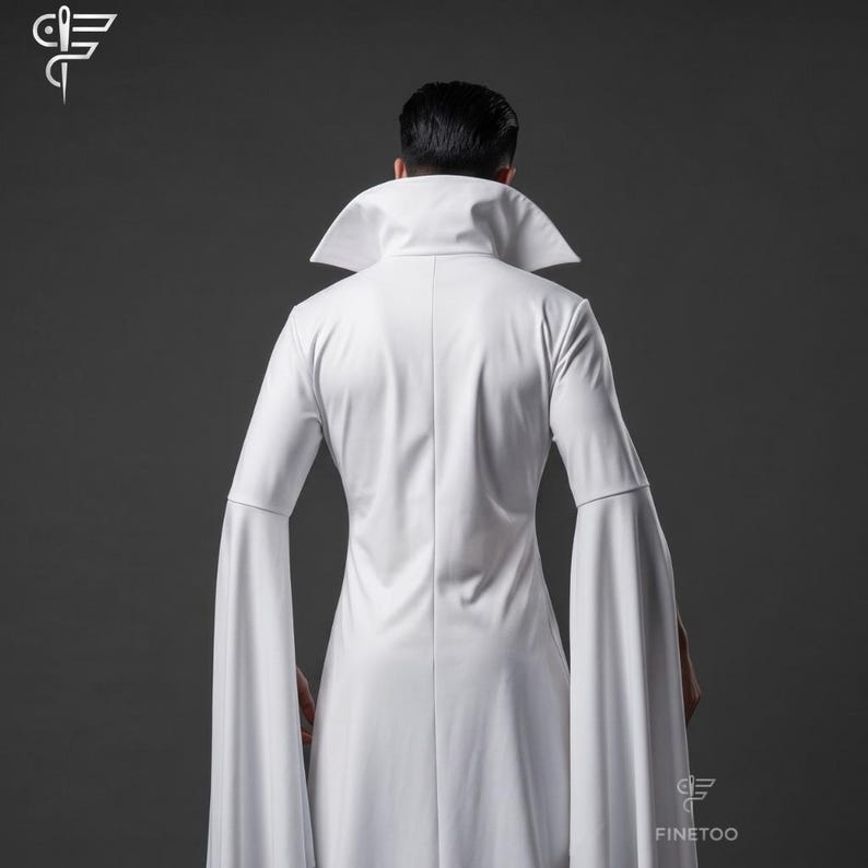 Genuine Leather Gothic Cape & Chaps: Dark Angel Costume image 5
