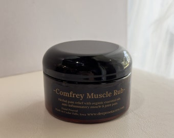 Comfrey Muscle Rub - 4 oz.