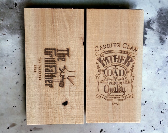 Father's Day Gift Cedar Cooking Planks