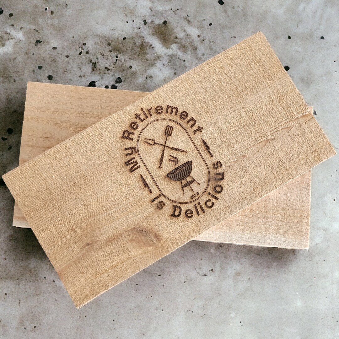 Retirement Gift Cedar Cooking Planks Etsy