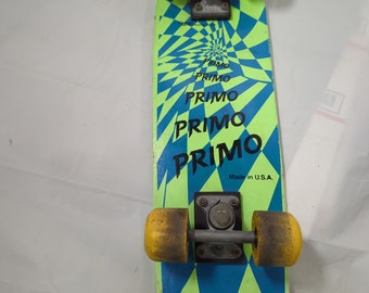 1986 Nash Primo Fluorescent Green skateboard