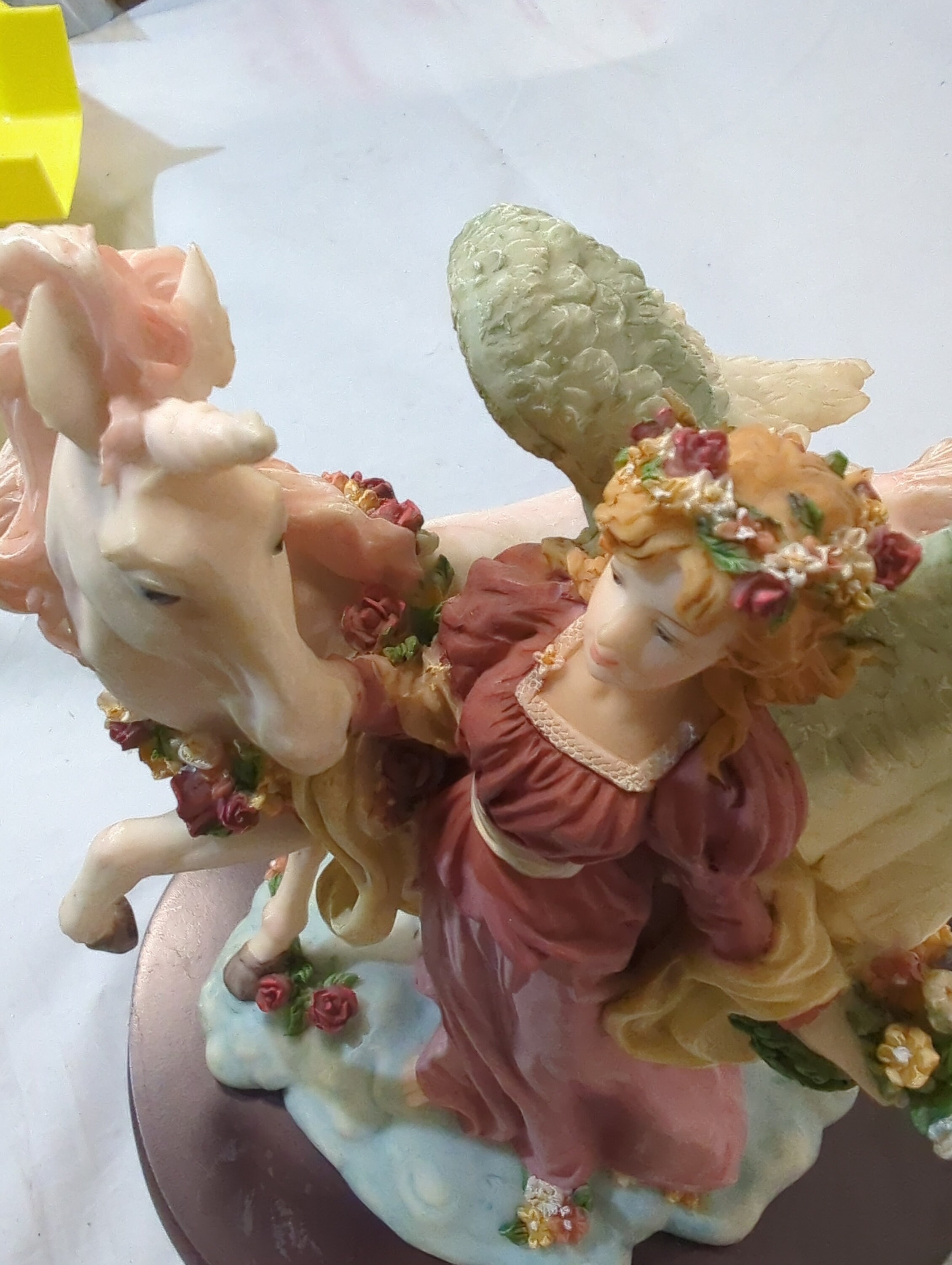 Montefiori Collection Angele Unicorn Figurine Fine Porcelain Rare