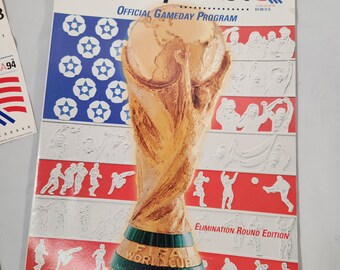 1994 World Cup Gameday Program, Ticket Stub Game 48, Vistor Guide