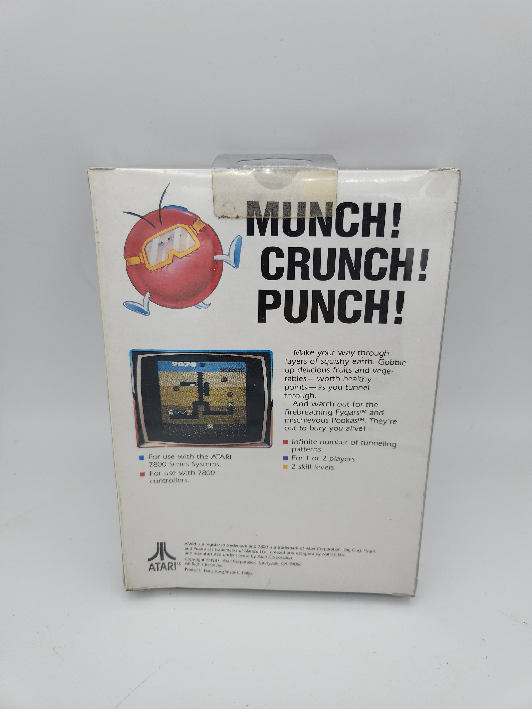 Atari 7800 Dig Dug Game 1987 New Etsy