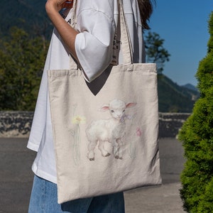 Lamb tote hot sale
