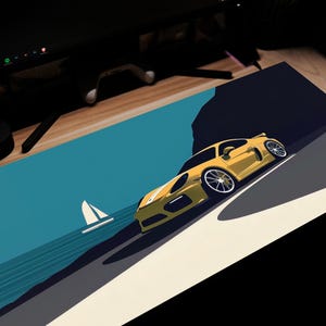 Cayman Mouse Pad - Cool Mouse Pad, Mouse Pad, Desk Mat, Cool Desk Mat, Car Mouse Pad, Car Desk Mat, Mouse Pad Gift