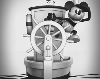 Mickey Steamboat Willie Stl DIRECT download