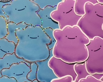 ditto stickers | gloss, glitter, vinyl, waterproof