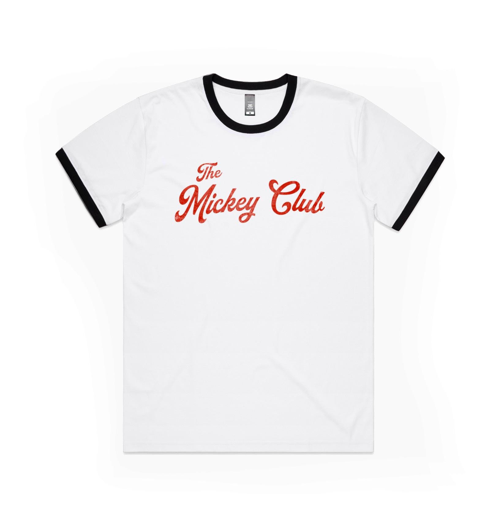 MICKEY MOUSE CLUB GRAPHIC T-SHIRT The Mickey Club Ringer Tee - Red 