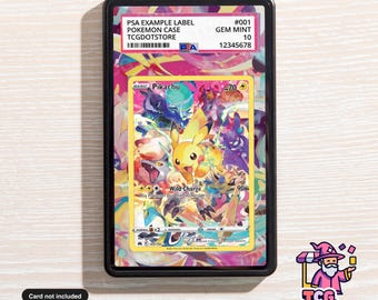 Pikachu Secret 160/159 - Krone des Zenith | Pokémon Graded PSA/CGC Case Artwork Display