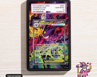 Mega Gengar Ex 284/217 - Aufgestiegene Helden | Pokémon Graded PSA/CGC Case Artwork Display