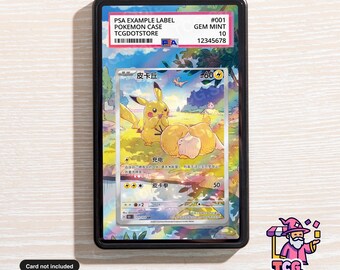 Pikachu 171/151 - Chinesisch 151 | Pokémon Graded PSA/CGC Case Artwork Display