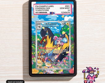 Iono's Kilowattrel 163/159 - Gemeinsam auf Reisen | Pokémon Graded PSA/CGC Case Artwork Display