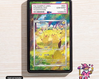 Pikachu 173/151 - Chinesisch 151 | Pokémon Graded PSA/CGC Case Artwork Display