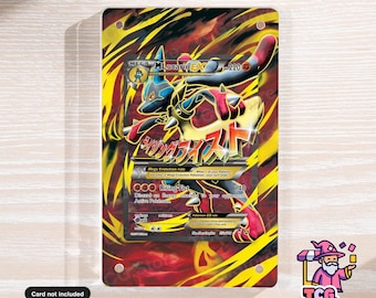 M Lucario EX 055a / 111 - Wütende Fäuste | "Erweiterte ""Pokemon"" Kunst-Vitrine."