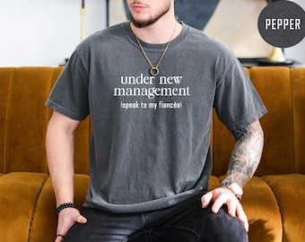 Comfort Colors® Funny Fiancé Shirt, Bachelor Party Shirt, Bachelor Men Shirt, Engagement Gift for Fiance, Funny Groom Tee,Funny Husband Gift