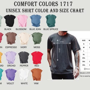 Comfort Colors® Custom Fiance and Fiancee Shirt, Personalized Engagement T-shirt, Future Mr. and Mrs., Engagement Gift, Gift for Fiancee Bild 10