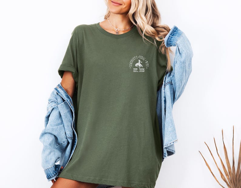 Somebody's Feral Wife Shirt with EST, Feral Wife T-shirt, Feral Saying, Western Shirt, Trendy Wifey Tee, Western Rodeo Tee, 90's Style Shirt, Mother's Day Shirt, Mother's Day Gift, Funny Anniversary Gift.