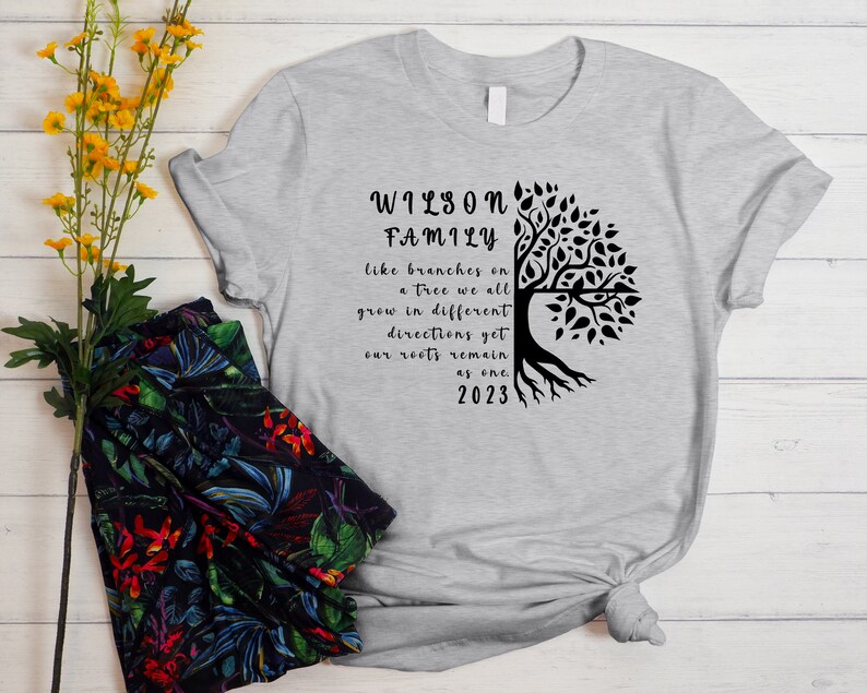 Custom Family Matching Shirt, Family Name Matching Sweatshirt, Personalized Family Reunion Shirt, Family Love Tee, Family Together Shirt image 6