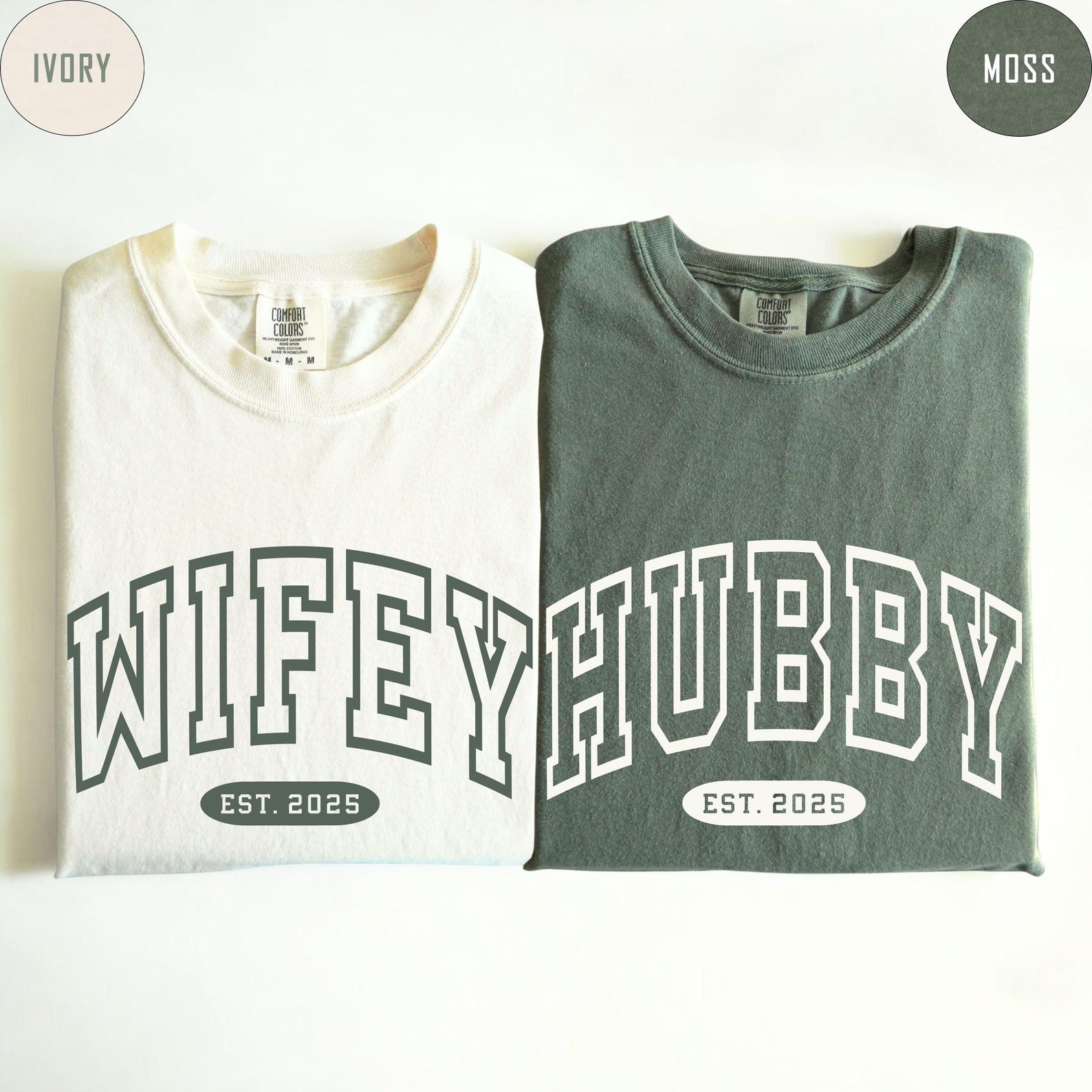 Hubby & Wifey Honeymoon Travel Tees