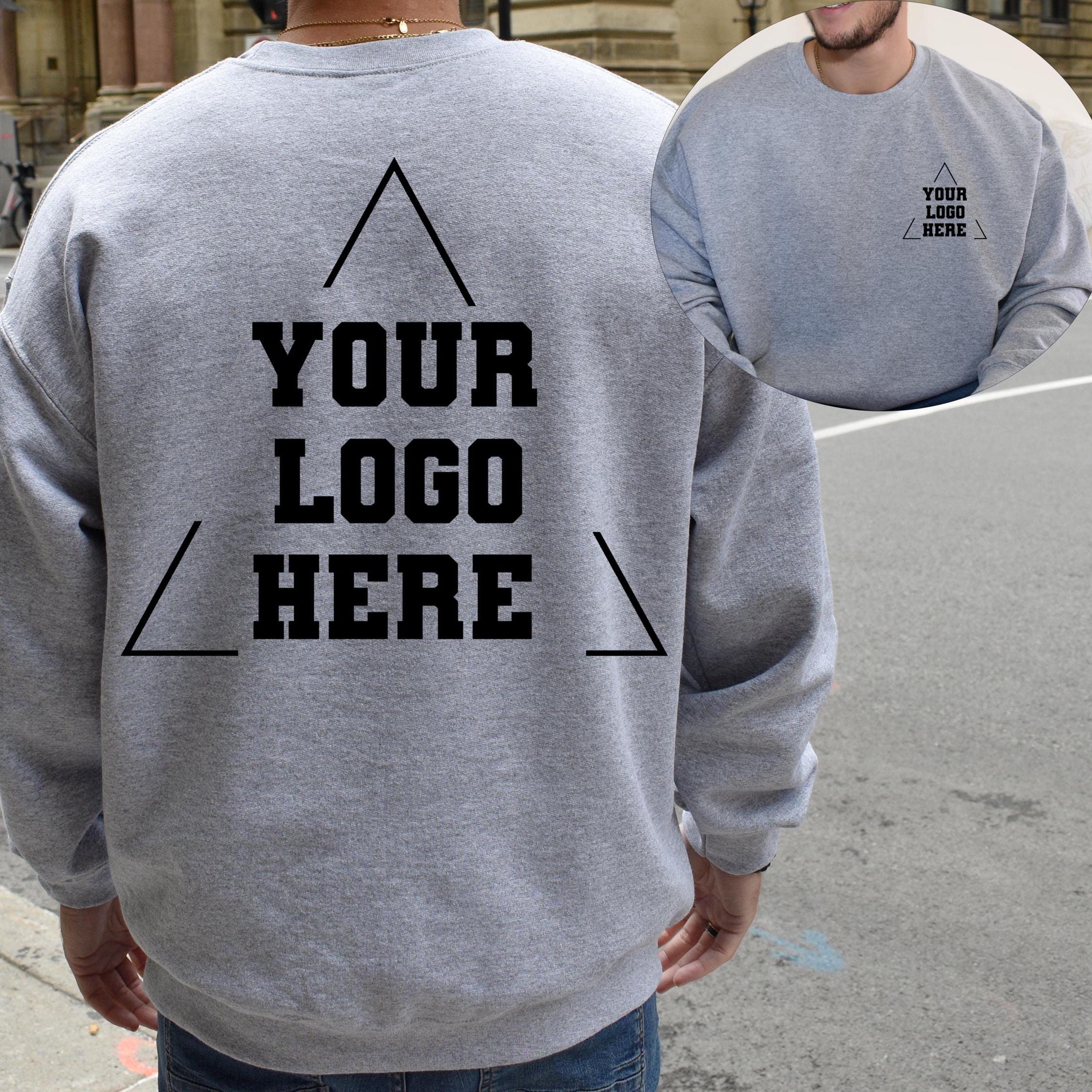 Custom Business Logo Sweatshirt Custom Brand Logo Hoodie