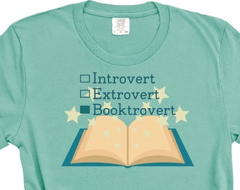 Cozy Introvert and Book Lover Shirt Perfect Gift for Her Teacher Book Club shirt English Teacher Shirt Literature Tee One More Chapter shirt